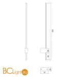 Настенный светильник (бра) Maytoni Pars 3000К 6Вт IP 20 C070WL-L6GB3K - Фото 3