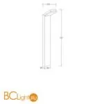 Садово-парковый фонарь Maytoni Paso O595FL-L12B3K - Фото 1