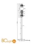 Торшер Maytoni Pattern MOD267FL-L32G3K - Фото 4