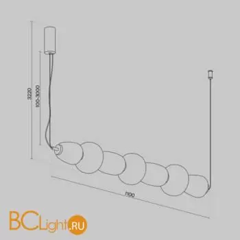 Подвесной светильник Maytoni Pattern MOD267PL-L42G3K - Фото 4