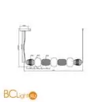 Подвесной светильник Maytoni Pattern MOD267PL-L42G3K - Фото 5