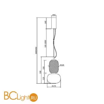 Подвесной светильник Maytoni Pattern MOD267PL-L18G3K - Фото 5