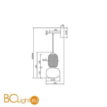 Бра Maytoni Pattern MOD267WL-L18G3K - Фото 4