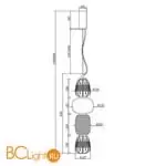 Подвесной светильник Maytoni Pattern MOD267PL-L32G3K - Фото 5