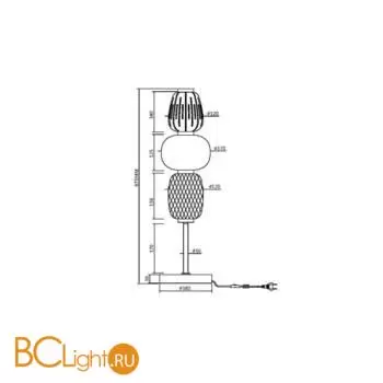 Настольная лампа Maytoni Pattern MOD267TL-L28CH3K - Фото 3