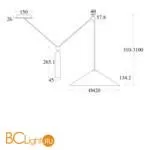 Подвесной светильник Maytoni Peso E27 1x60Вт P080PL-01W - Фото 1