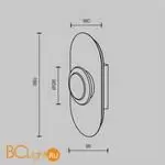 Настенный светильник Maytoni Pharao new MOD361WL-L20BS3K - Фото 4