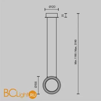 Подвесной светильник Maytoni Pharao new MOD361PL-L7BS3K1 - Фото 4