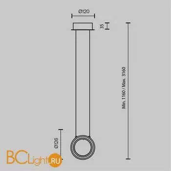 Подвесной светильник Maytoni Pharao new MOD361PL-L7BS3K - Фото 5