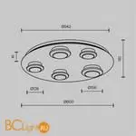 Потолочный светильник Maytoni Pharao new MOD361CL-L58BS3K - Фото 3