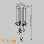 Подвесной светильник Maytoni Pharao new MOD361PL-L41BS3K - Фото 4