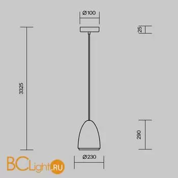 Подвесной светильник Maytoni Pilastro MOD430PL-01CM - Фото 7