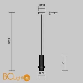 Подвесной светильник Maytoni Pilastro MOD430PL-L5W3K1 - Фото 4