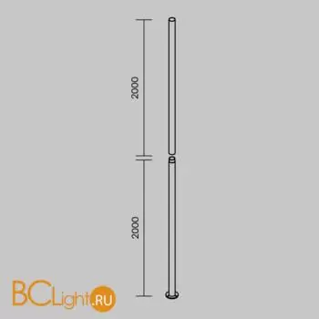 Столб для паркового светильника Maytoni Pillar O473P-GF - Фото 6