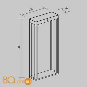 Садово-парковый фонарь Maytoni Pir OSL456FL-L2GF3K - Фото 6