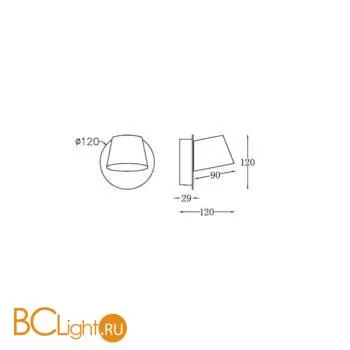 Настенный светильник Maytoni Pixel MOD421WL-L6BBS3K - Фото 6