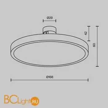 Трековый светильник Maytoni Plato new TR153-1-10W3K-BS - Фото 7