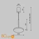 Подвесной светильник Maytoni Plato new P076PL-L12W3K-B - Фото 7