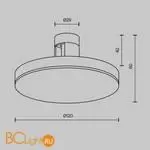 Трековый светильник Maytoni Plato TR152-1-7W3K-PT - Фото 7