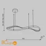 Подвесной светильник Maytoni Plons MOD283PL-L34BS3K - Фото 4