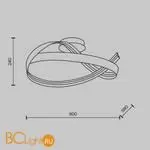 Потолочный светильник Maytoni Plons MOD283CL-L34BS3K - Фото 4