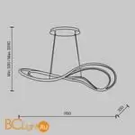 Подвесной светильник Maytoni Plons MOD283PL-L65BS3K - Фото 4