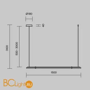 Подвесной светильник Maytoni Plume new MOD340PL-L28BS3K - Фото 4