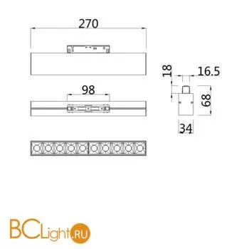 Трековый светильник Maytoni Points S35 4000K 20Вт 24° TR014-2-20W4K-W - Фото 2
