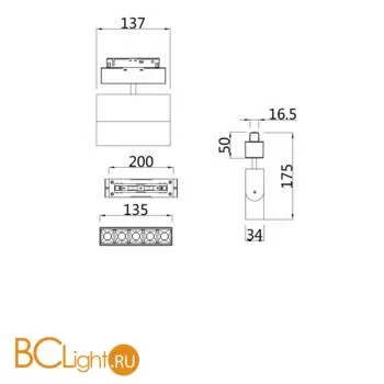 Трековый светильник Maytoni Points S35 3000K 10Вт 24° TR015-2-10W3K-W - Фото 0