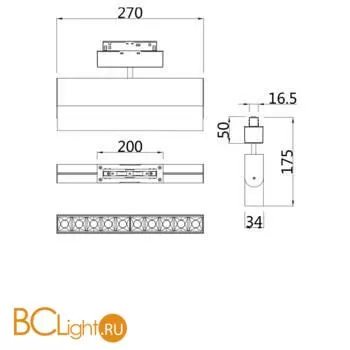 Трековый светильник Maytoni Points S35 4000K 20Вт 24° TR015-2-20W4K-W - Фото 3
