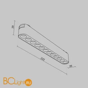 Трековый светильник Maytoni Points TR082-1-12W4K-M-B - Фото 6