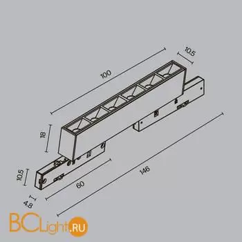 Трековый светильник Maytoni Points new TR193-1-5W4K-M-B - Фото 9