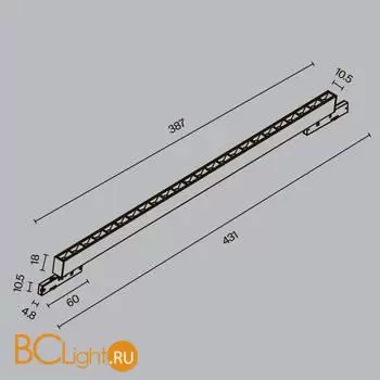 Трековый светильник Maytoni Points new TR193-1-20W2.7K-M-B - Фото 7