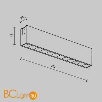 Трековый светильник Maytoni Points new TR150-1-12W3K-M-BS - Фото 9