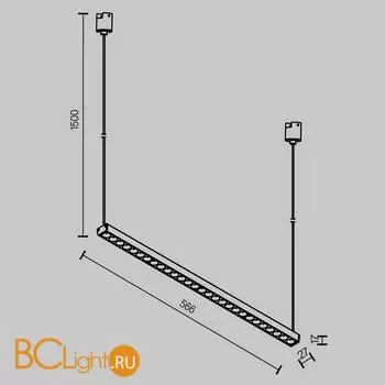 Трековый светильник Maytoni Points new TR169-1-26W3K-M-B - Фото 6