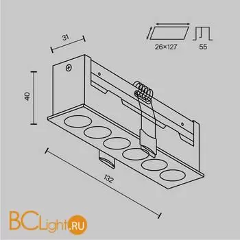 Встраиваемый светильник Maytoni Points DL065-12W3-6K-B - Фото 6