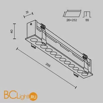 Встраиваемый светильник Maytoni Points DL065-20W3-6K-W - Фото 6