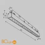 Трековый светильник Maytoni Points TR031-4-18WTW-M-DSZ-W - Фото 6