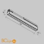 Уличный трековый светильник Maytoni Points O-TR02-2-S-18WB3K - Фото 8