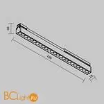 Уличный трековый светильник Maytoni Points O-TR02-2-S-24WB4K - Фото 8