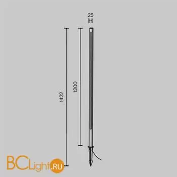 Садово-парковый фонарь Maytoni Pole O440FL-L18GF3K - Фото 5