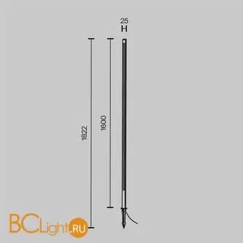 Садово-парковый фонарь Maytoni Pole O440FL-L24GF3K - Фото 5