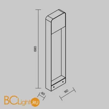 Ландшафтный светильник Maytoni Porte O481FL-L7B3K - Фото 6