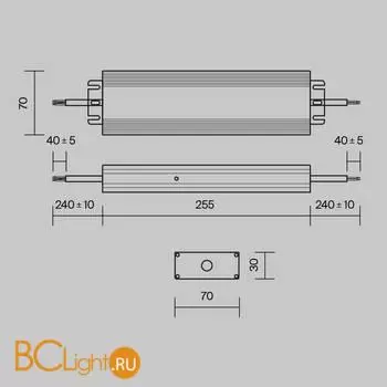 Блок питания (трансформатор) Maytoni Power Supply Magnetic PSL008-200W-48V-IP67 - Фото 4