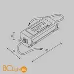 Блок питания Parity 48В, 100Вт, белый Maytoni Power Supply Parity TRA130DR-100W - Фото 0