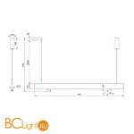 Подвесной светильник Maytoni Puntero P068PL-L27W4K - Схема