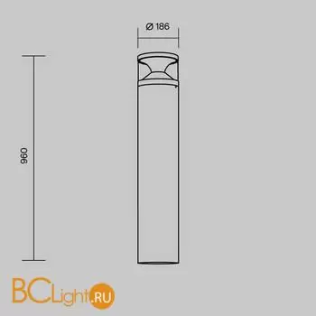 Ландшафтный светильник Maytoni Pyro O496FL-L21B3K2 - Фото 7