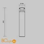 Ландшафтный светильник Maytoni Pyro O496FL-L21B3K2 - Фото 7