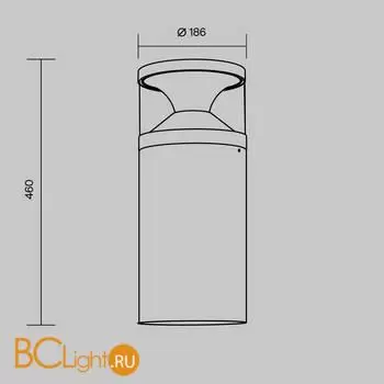 Ландшафтный светильник Maytoni Pyro O496FL-L21B3K1 - Фото 7