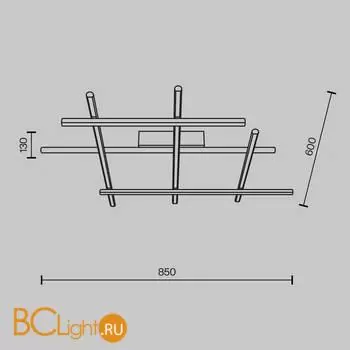 Потолочный светильник Maytoni Radiance MOD278CL-L50G3K - Фото 3
